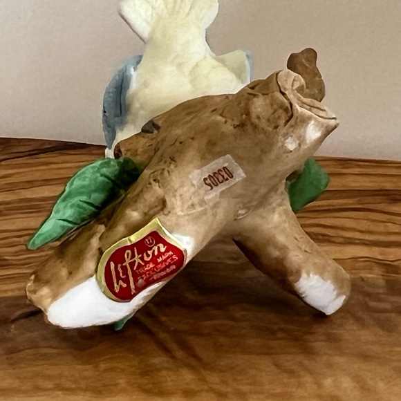 Lefton Bird Collection Porcelain Blue Bird Figurine Taiwan Vintage - Picture 8 of 12